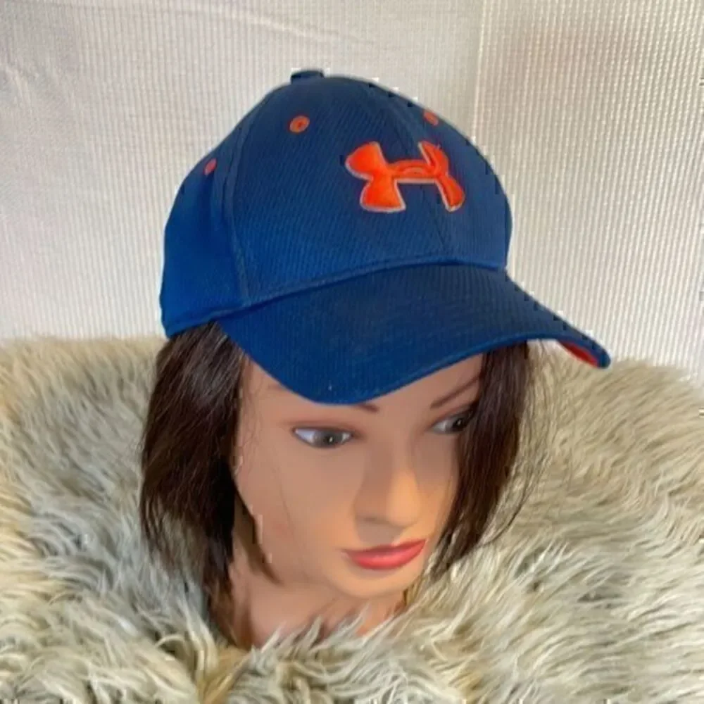 Under armor kids unisex baseball cap Blue/orange OS